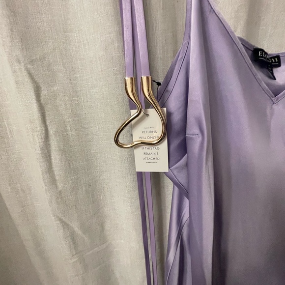 Eloqui NWT purple slip dress size 20 and belt (also NWT) - Picture 7 of 9